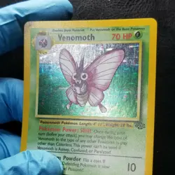 Venomoth 13/64 Jungle Holo Rare 1999 Pokemon Wizards Nintendo - Image 4