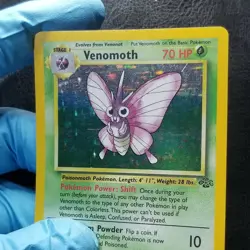 Venomoth 13/64 Jungle Holo Rare 1999 Pokemon Wizards Nintendo - Image 5