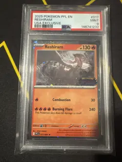 Pokemon Phantasmal Flames Reshiram 017/094 Promo Stamped PSA 10 - Image 1