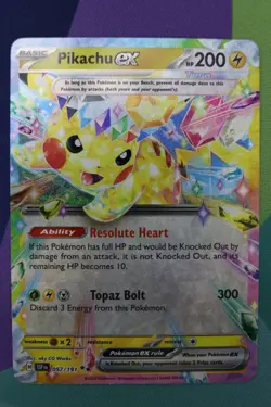 Pikachu EX 057/191 : Surging Sparks : Double Rare : Pokemon TCG - Image 1