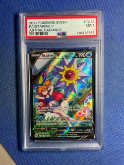 2022 Pokemon SWSH Astral Radiance #TG13 FA/ Starmie V PSA 9 MINT - Image 1