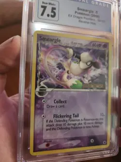 Pokemon TCG Smeargle EX Dragon Frontiers STAMPED 39/101 PSA CGC 7.5 - Image 1