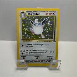 Pokemon Wigglytuff Jungle 16/64 Holo Rare 80HP Unlimited 1999 Wizards - Image 1