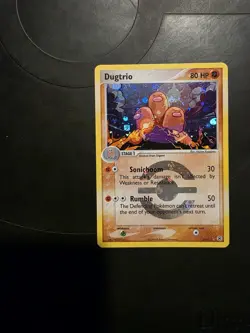 Pokemon TCG Dugtrio Fire Red Leaf Green 22/112 Reverse Holo - Image 1