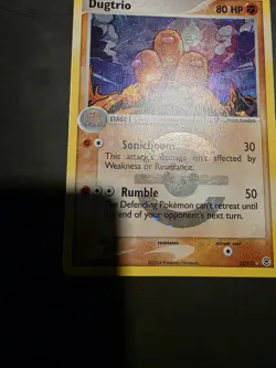 Pokemon TCG Dugtrio Fire Red Leaf Green 22/112 Reverse Holo - Image 2