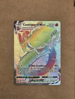Pokemon TCG Centiskorch VMAX Darkness Ablaze 191/189 Holo Secret Rare - Image 1