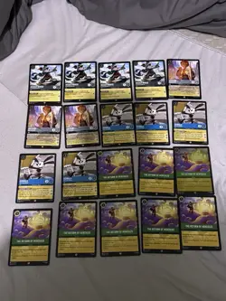 Disney Lorcana Legendary Lot 100+ stitch Baymax Lilo genie Simba Mickey and more - Image 3