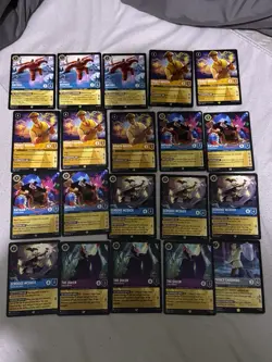Disney Lorcana Legendary Lot 100+ stitch Baymax Lilo genie Simba Mickey and more - Image 4