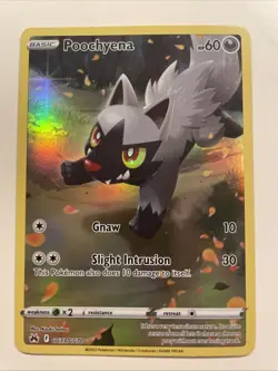 Pokemon TCG Poochyena GG33/GG70 Crown Zenith Galarian Gallery Holo Card - Image 1