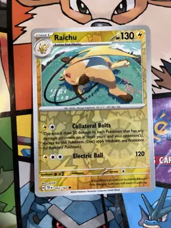 Raichu 052/162 Reverse holo - LP - NM - Pokemon TCG Card - Image 1