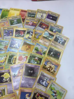 Shadowless) Pokemon BASE Set 55 Card COMMON/UNCOMMON RARE Non-Holo Lot Of 55 - Image 3