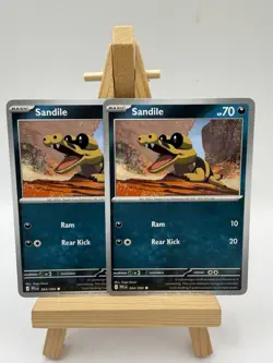 Sandile 064/094 Regular Common Card : Phantasmal Flames : Pokemon TCG NM - Image 2