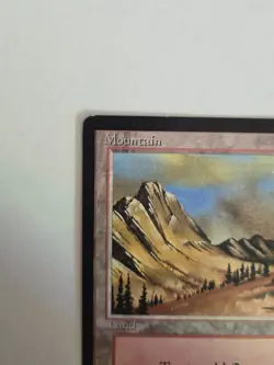 Vintage 1994 MtG Magic The Gathering Arabian Nights Mountain Land Card - Image 2