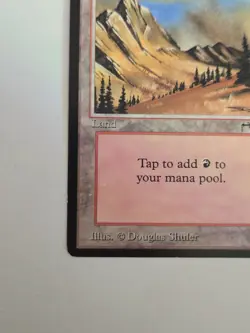 Vintage 1994 MtG Magic The Gathering Arabian Nights Mountain Land Card - Image 4