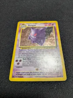 Gengar 11/110 Pokemon Legendary Collection Holo Rare Card 2002 HP WOTC - Image 1