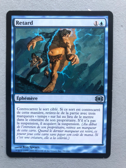Mtg Carte Magic Future Sight Delay Retard French LP (A) - Image 1