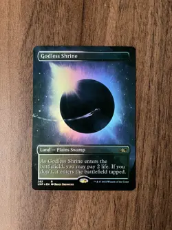 Godless Shrine (Borderless) #282 Unfinity Showcase - Foil NM - MTG English - Image 1