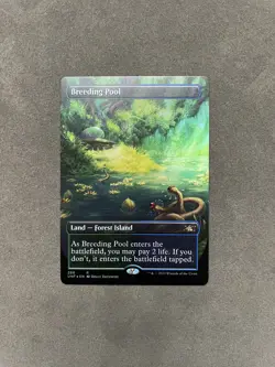 Breeding Pool (Borderless) - Unfinity - Foil - MTG English - Image 1