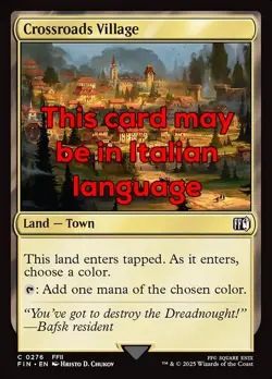 MTG 4x CROSSROADS VILLAGE EXC - VILLAGGIO AL BIVIO 276 - FIN - MAGIC - Image 1