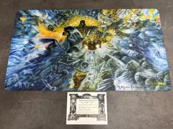 Force of Will Playmat MAGIC THE GATHERING MTG Signed Richard Kane Ferguson New - Image 1