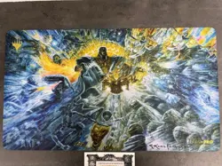 Force of Will Playmat MAGIC THE GATHERING MTG Signed Richard Kane Ferguson New - Image 2