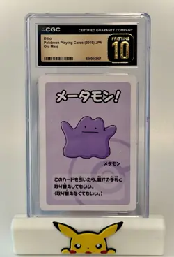 2019 Pokemon Japanese Old Maid Playing Cards Ditto CGC 10 PRISTINE - Image 1