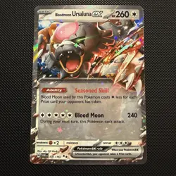 Bloodmoon Ursaluna ex 141/167 - Twilight Masquerade - Pokemon TCG - Double Rare - Image 1