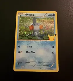 2021 Pokemon 25th Anniversary Mcdonalds Promo Holo Mudkip 19/25 Played - Image 1