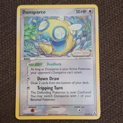 Pokemon TCG Dunsparce 31/92 Legend Maker Basic 50HP Holo 2006 - Image 1
