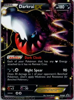 Darkrai EX BW46 Promo BW Black Star Promos Pokemon MP - Image 1