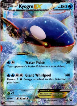 Kyogre EX XY41 Promo XY Black Star Promos Pokemon MP - Image 1