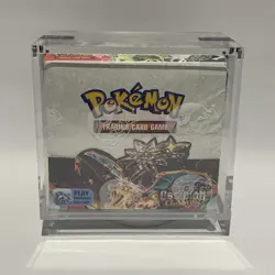 Pokemon Obsidian Flames Sealed Booster Box In Acrylic Case - Image 1