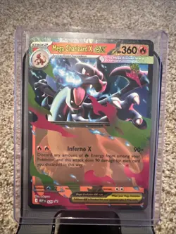Mega Charizard X EX 029 Promo – Mega Evolution Tin – Pokemon TCG – NM – IN HAND - Image 1