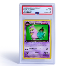 POKEMON - PSA 8 - DARK SLOWBRO - 1ST EDITION - 2000 Team Rocket #29 29/82 - Image 1