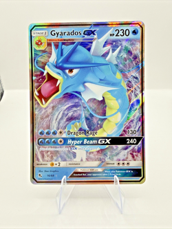 2019 Pokemon Sun & Moon Hidden Fates Gyarados GX Holo #16/68 - Image 1