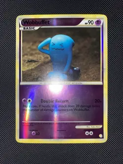 Wobbuffet Reverse Holo - Pokemon HGSS 13/123 LP - Image 2