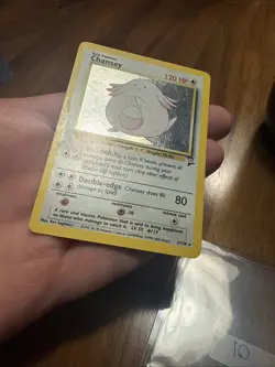Pokemon Chansey #3/102 Base Set 2 Holo Rare Unlimited LP - Image 3