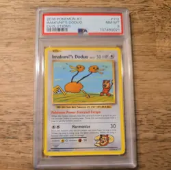 Imakuni's Doduo 112/108 2016 Pokemon XY Evolutions Secret Rare Retro Art PSA 9 - Image 1