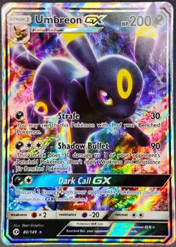 Umbreon GX #80 Pokemon Sun & Moon - Image 1