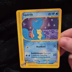 NEAR MINT Expedition Squirtle 132/165 Pokemon 2002 Vintage Kyoko Umemoto NonHolo - Image 1