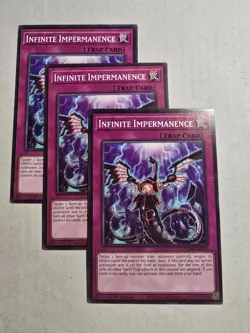 3x Infinite Impermanence 1st Edition Common L5DD-ENA24 Yu-Gi-Oh! - Image 1