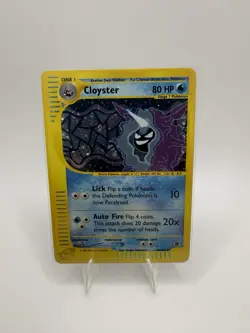 Pokemon Cloyster Holo Rare 81/165 Expedition Base Set Holo 80 HP - Image 1