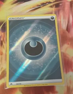 Pokemon TCG Darkness Energy (Texture Full Art) Crown Zenith 158/159 Holo Ultra … - Image 1