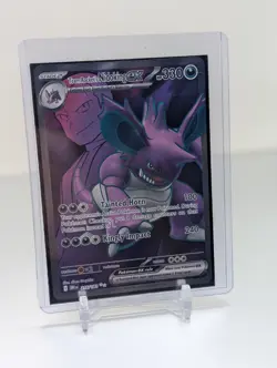 Pokemon TCG Team Rocket's Nidoking EX Ultra Rare Holo SV10 216/182 330 HP - Image 2