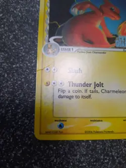 Pokemon 2006 Charmeleon Holo Stamped Crystal Guardians 30/100 Non holo LP-MP - Image 3