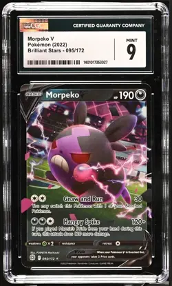 Pokemon Morpeko V 095/172 Brilliant Stars English 9 (2022) - Image 2