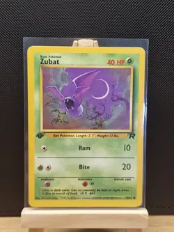Pokemon TCG 2000 WOTC Team Rocket 1st Edition Zubat 70/82 - Near Mint - Image 1