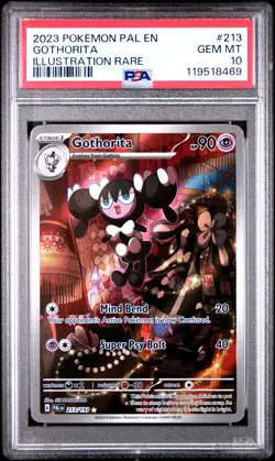 2023 POKEMON PAL EN-PALDEA EVOLVED ILLUSTRATION RARE #213 GOTHORITA PSA 10 - Image 1