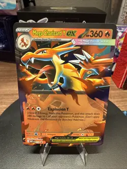 Mega Charizard Y ex 030 Holo Promo Mega Evolution Promo Pokemon Near Mint - Image 1