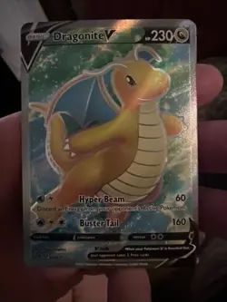 Dragonite V (Full Art) 076/078 Pokemon GO Holo - Image 1